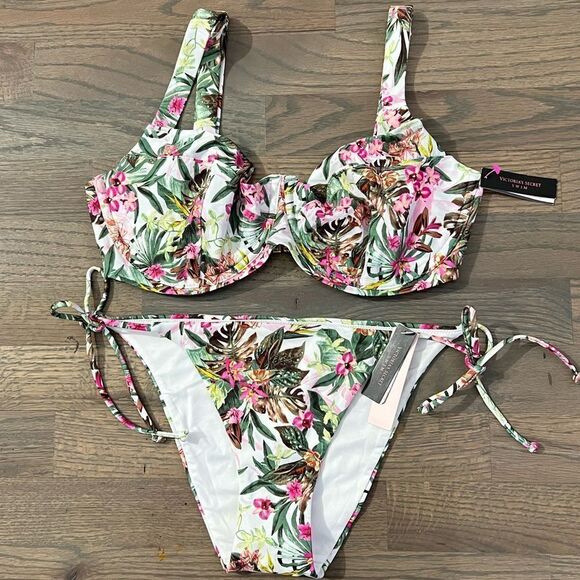 Victorias Secret Swim Wicked Push up without padding Bikini top & bottom Set - Picture 7 of 9